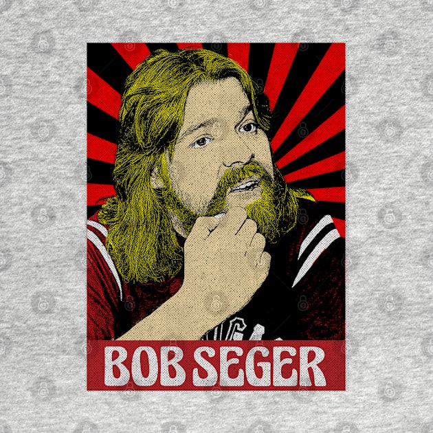 Vintage Bob Seger Pop Art by Motor Lipat